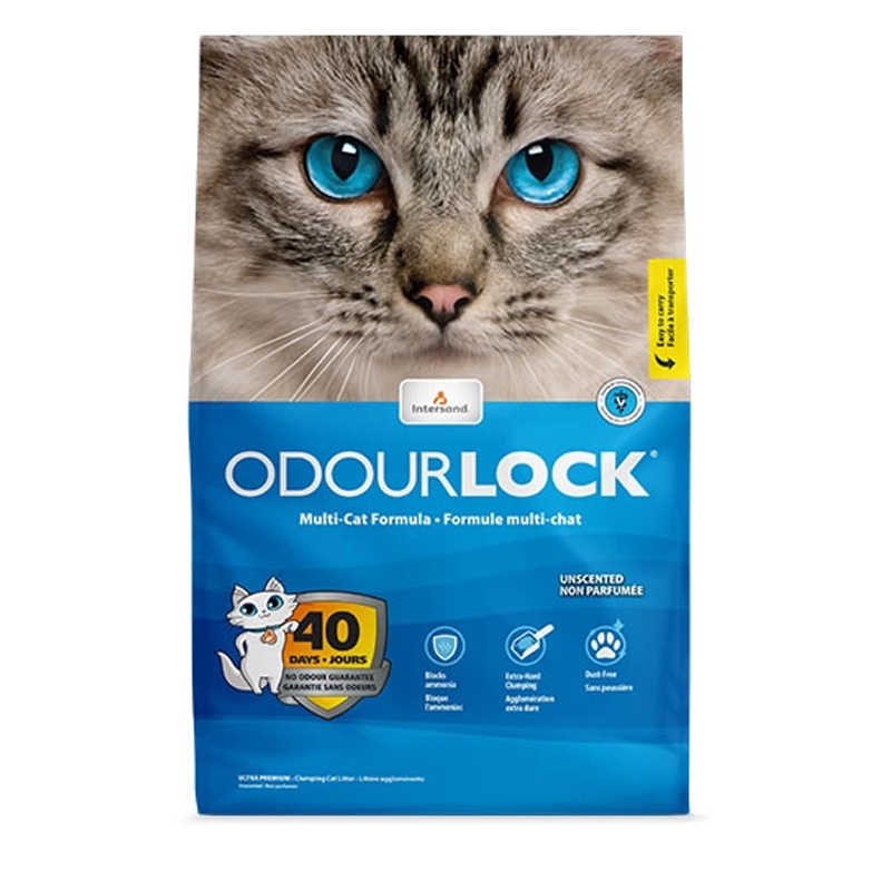 Odour Lock ทรายแมวเกรดอัลตร้าพรีเมี่ยม 6 Kg.