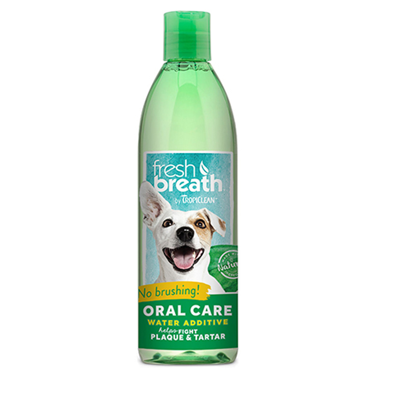 Fresh Breath Water Additive 473 มล. ผลิตภัณฑ์ผสมน้ำลดกลิ่นปาก หินปูน สุนัขและแมว