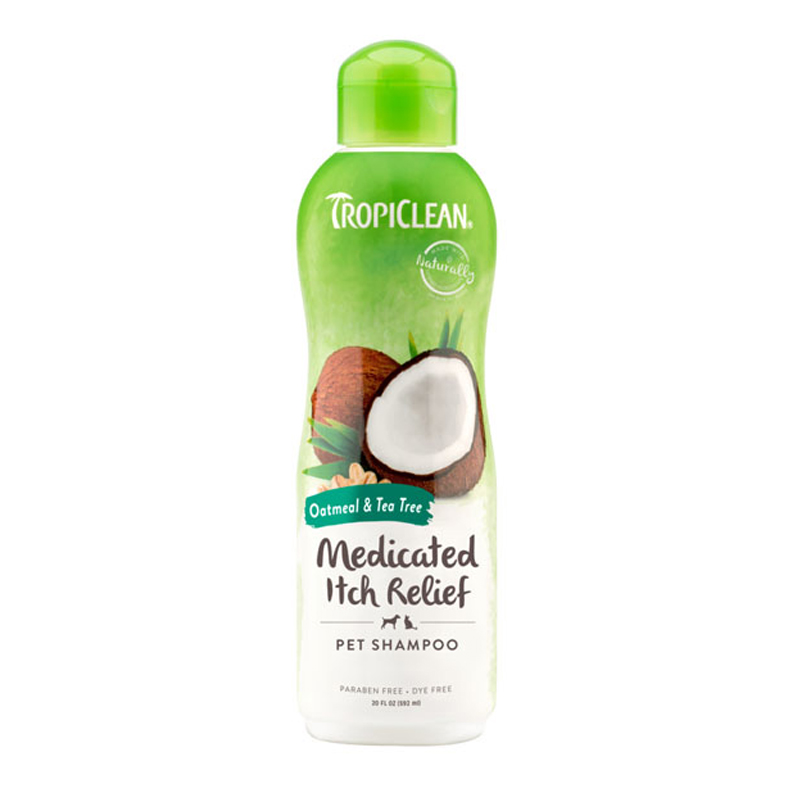 TROPICLEAN SHAMPOO 355 ml แชมพูโอ๊ตมีล เพิ่มความชุ่มชื่น