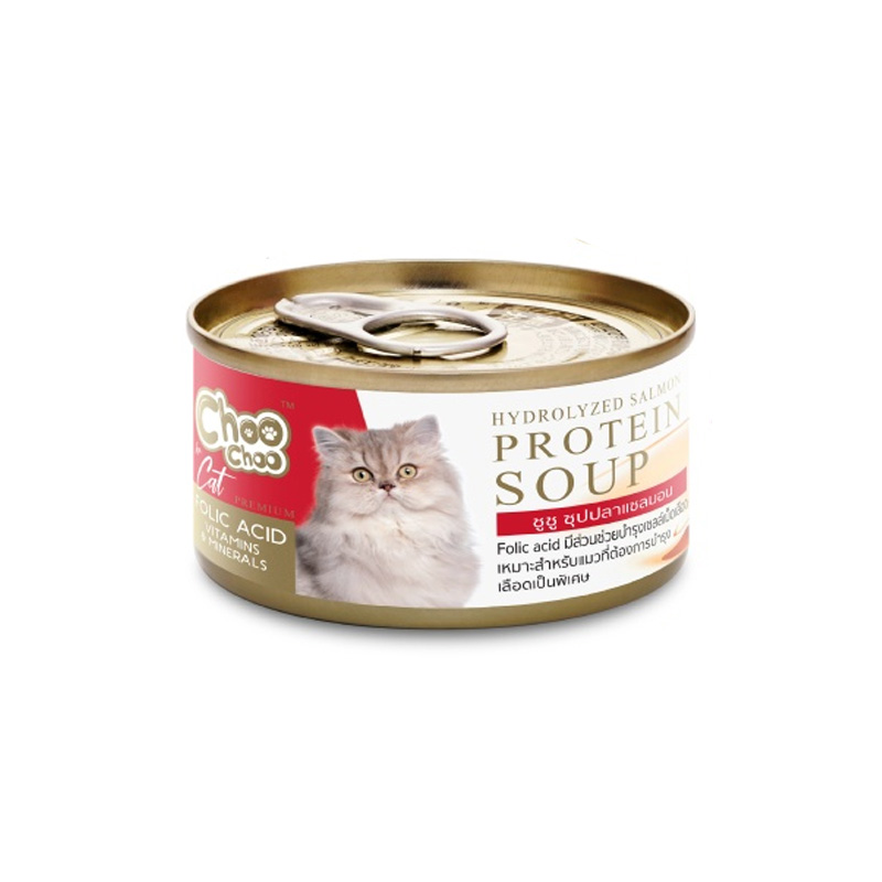 Choo Choo Salmon soup  80g ซุปแซลมอนสกัดเข้มข้น บำรุงเลือด